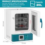 20L Digital Lab Incubator with PID Temperature Control