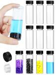 30ml Clear Glass Vials with Screw Caps (10 Pack)