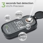 Digital Salinity Refractometer for Accurate Salt Measurements