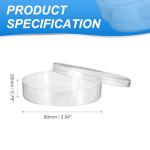Patikil 90mm Plastic Petri Dishes with Lids