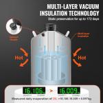 Happybuy 20L Liquid Nitrogen Tank with Canisters