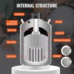 Happybuy 20L Liquid Nitrogen Tank with Canisters