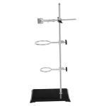 3-Ring Lab Stand with Clamp Holders, 20 Inch