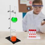 3-Ring Lab Stand with Clamp Holders, 20 Inch