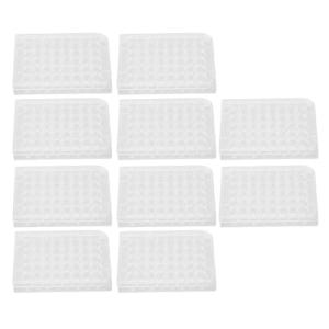 10-Pack Polystyrene Tissue Culture Plates with Lids