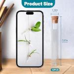 Glass Test Tubes with Cork Stopper - 12 Pack