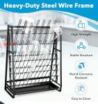 Lab Drying Rack for Glassware - 83 Bottle Capacity