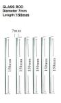 Set of 6 Glass Stirring Rods - 6 Inch