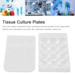 10-Pack Polystyrene Tissue Culture Plates with Lids