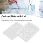 10-Pack Polystyrene Tissue Culture Plates with Lids