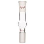 stonylab Glass Straight Drying Tube, Borosilicate Glass Drying Tube Adapter with 24/40 Standard Taper Joints for Laboratory Lab Supply