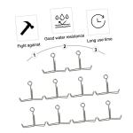 Hohopeti 10 Pcs Lab Water Stopper Clip Set