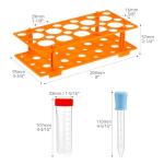 QWORK Jumbo Test Tubes and Liquid Droppers Set