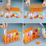 QWORK Jumbo Test Tubes and Liquid Droppers Set