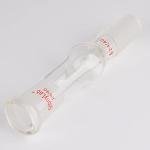 stonylab Glass Straight Drying Tube, Borosilicate Glass Drying Tube Adapter with 24/40 Standard Taper Joints for Laboratory Lab Supply