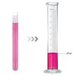 SUPERLELE 48 Pack Plastic Test Tubes with Caps, 16x150mm(25ml) Plastic Tubes for Plants, Lash Wands, Party Supplies, Scientific Experiments