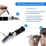 High-Accuracy Alcohol Refractometer with ATC