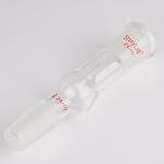 stonylab Glass Straight Drying Tube, Borosilicate Glass Drying Tube Adapter with 24/40 Standard Taper Joints for Laboratory Lab Supply