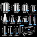 28-Piece Plastic Lab Set: Cylinders, Beakers, Flasks