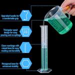 28-Piece Plastic Lab Set: Cylinders, Beakers, Flasks