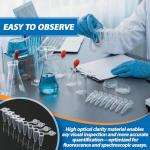 LemonRoad 125 Strips PCR Tubes with Flat Caps