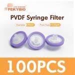 PEKYBIO 0.22μm PVDF Syringe Filters, 100 Pack