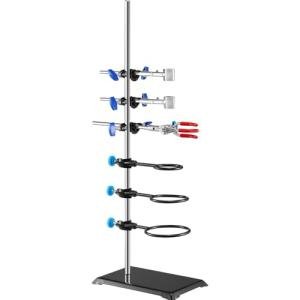 Lab Stand Set with Flask and Burette Clamps