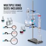 Lab Stand Set with Flask and Burette Clamps
