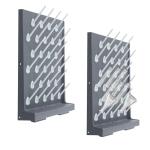 2-Pack Wall Mounted Lab Drying Racks