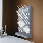 2-Pack Wall Mounted Lab Drying Racks