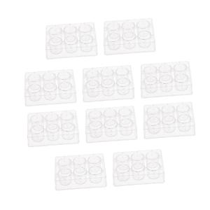 HOLIDYOYO 6-Hole Plastic Reaction Plates Set
