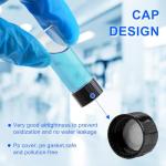 10PCS 4ml Clear Glass Vials with Caps and Droppers