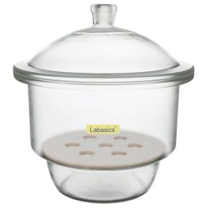 Glass Desiccator with Knob Cover, Round 9.8