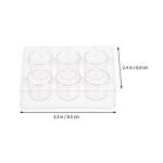 Baluue 10pcs Reaction Plates for Lab Experiments