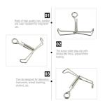 10 Pcs Spring Water Stopper Clips for Lab Use