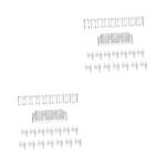 Luxshiny 2 Sets Chemistry Spot Plates