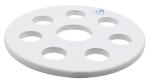 EISCO 7.5-Inch Porcelain Vacuum Plate for Desiccators