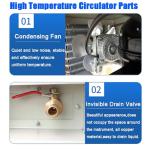 10L High-Temperature Lab Oil Bath Circulator 300°C