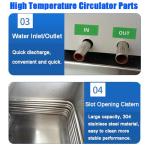 10L High-Temperature Lab Oil Bath Circulator 300°C