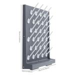 Lab Drying Rack Set with 27 Pegs