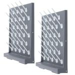 2-Pack Lab Drying Rack for Glassware and Bottles