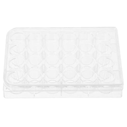 24-Well Cell Culture Plates with Lids - 2 Pack