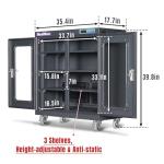 1-10% RH Electronic Dry Cabinet 320L ESD Desiccator