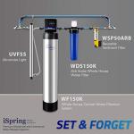 iSpring Whole House Water Filter ,20" x 4.5", Reduces Scale Water Filters,Whole House Water Filtration System ,Model:WDS150K , Blue