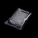 Laboratory Disposable Cell Culture Plate 96 Well Plastic microplate with Cover, sterile Packaging of 5 Bacterial Culture Plates in compartments(Flat Bottom)
