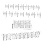 Cabilock Multifunctional Plate Wells Plastic Spot Plate Chemical Reaction Board Uniform Volume Flat Bottoms for Lab Automation