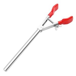 stonylab 2 Prong Lab Clamp, Sturdy Single Adjust Multipurpose Swivel Clamp for Lab Accessories, 8.66 inch Overall Length