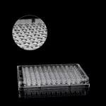 Laboratory Disposable Cell Culture Plate 96 Well Plastic microplate with Cover, sterile Packaging of 5 Bacterial Culture Plates in compartments(Flat Bottom)
