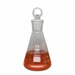TN LAB 250ml Erlenmeyer Flask Borosilicate 3.3 Glass with 24/25 Jointed Glass Stopper