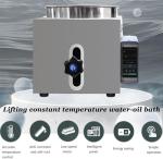 Hrxllb Lift Type High-Temperature Thermostatic Oil/Water Circulating Bath 2L/3L/5 Digital Heater Circulator with Automatic Protection, RT 250℃ for Chemistry(3L)